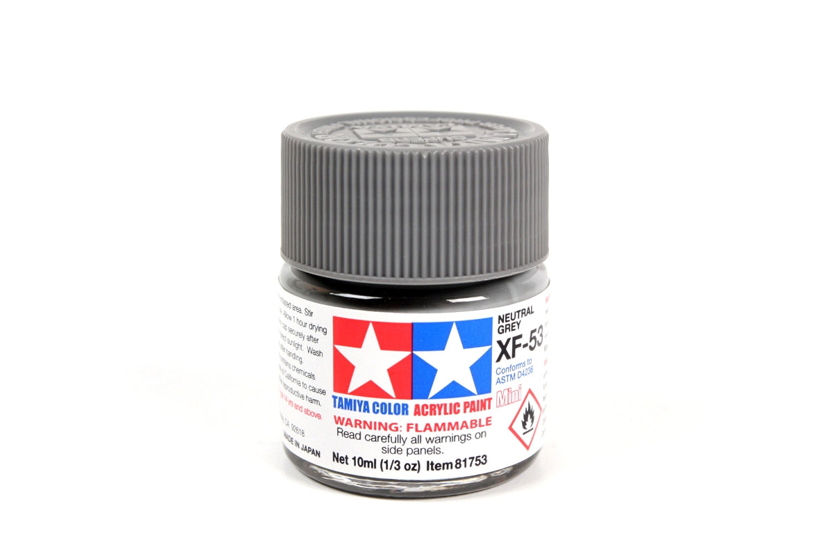 Tamiya Color Acrylic Paint Mini XF-53 Neutral Grey