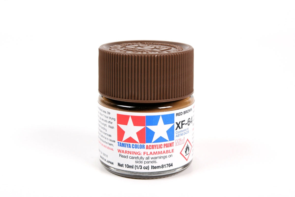 Tamiya Color Acrylic Paint Mini XF-64 Red Brown