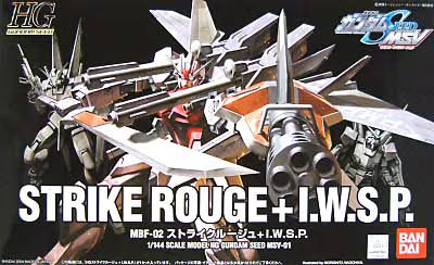 HG Gundam Seed MSV MBF-02 Strike Rouge + I.W.S.P. (0124918)