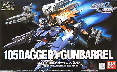 HG Gundam Seed MSV GAT-01A1 105 Dagger + Gunbarrel (0129451)