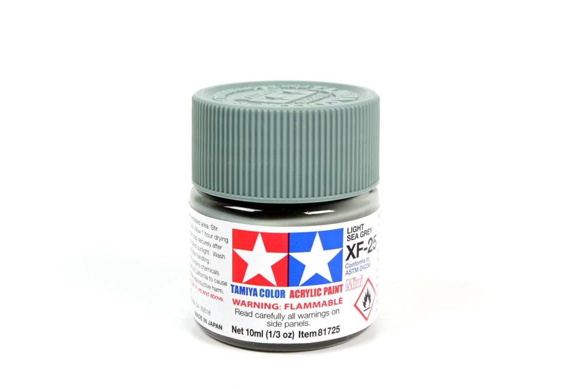 Tamiya Color Acrylic Paint Mini XF-25 Light Sea Grey
