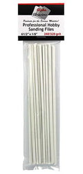 Alpha Abrasives 0307 - Professional Sanding File pkg(12) - 1/8" .3cm - Fine