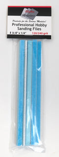 Alpha Abrasives 0309 - Professional Sanding File pkg(12) - 1/4" .6cm - Medium  (0309)
