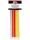 Alpha Abrasives 0315  1/4inch Extra Fine Files in Yellow 400 Red 600 grit