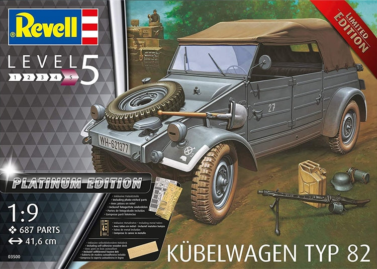 1/9  Kübelwagen Typ 82 Platinum Edition (03500)