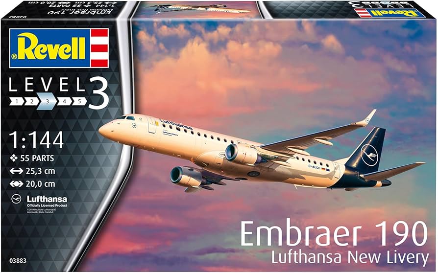 Revell 1/144 Embraer 190 Lufthansa "Livery" 03883