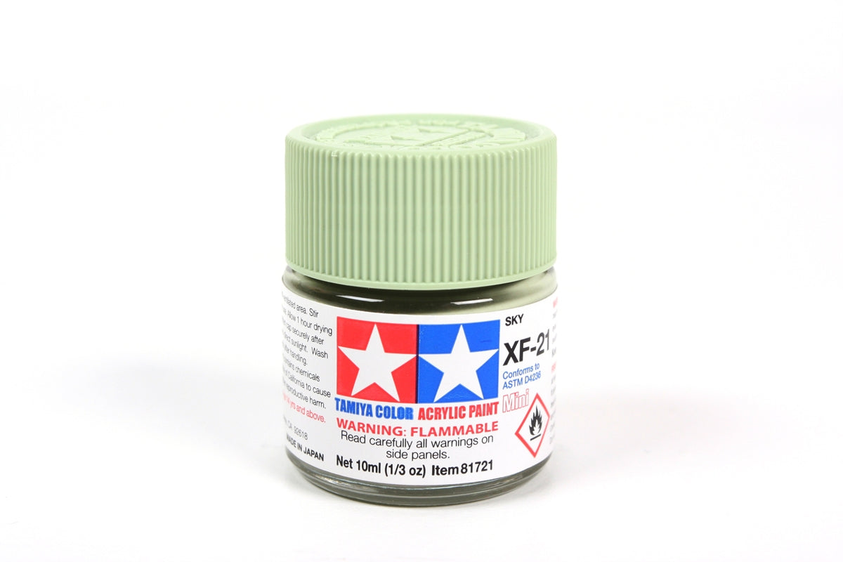 Tamiya Color Acrylic Paint Mini XF-21 Sky