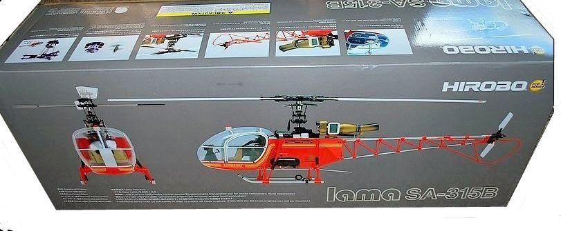 Hirobo 30 SCALE LAMA SA-315B 2B (WHITE) Open Box (0412-931)