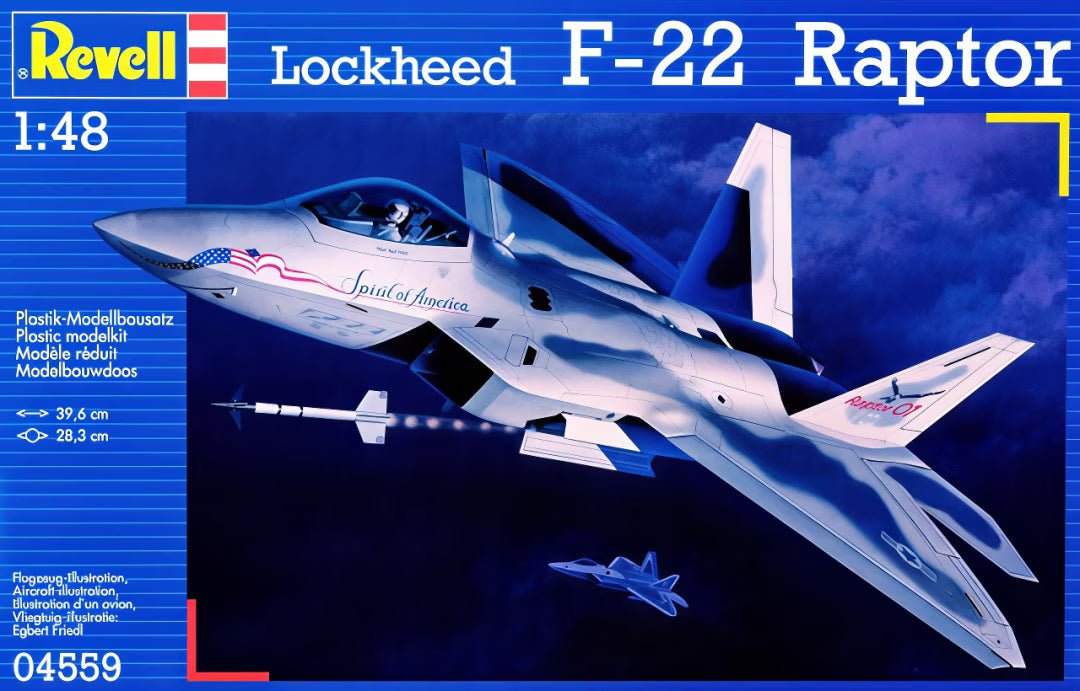 1/48  Lockheed F-22 Raptor Revell | No. 04559