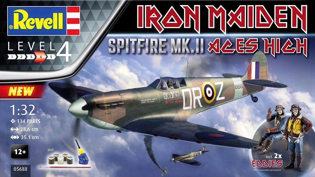 1/32  Iron Maiden Spitfire Mk.II Aces High Revell | No. 05688