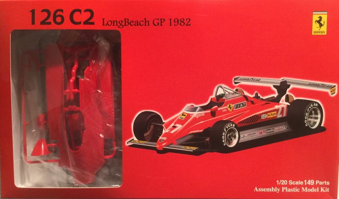 Fujimi 1/20 Ferrari 126 C2 Longbeach GP 1982  No. 090337
