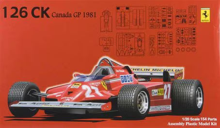 Fujimi 1/20 Ferrari 126CK Canada Grand Prix 1981 Fujimi No. 090382