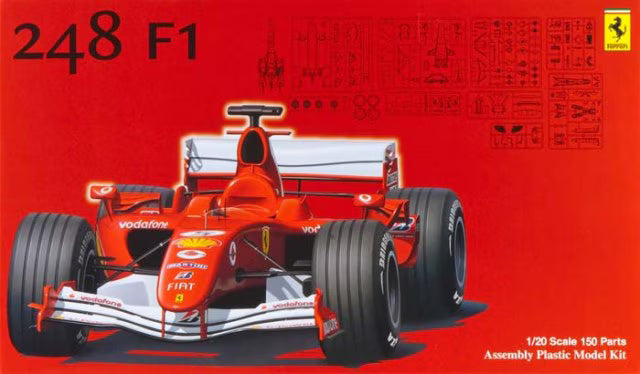 Fujimi 1/20  Ferrari 248F1 2006 Test car  No. 090467