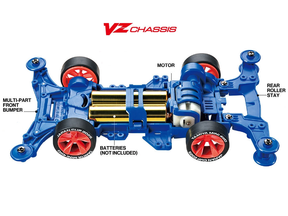 Cross Spear 01 Japan Cup 2025 (VZ Chassis) 1/32 Scale Racing Mini 4WD Series Limited Edition
