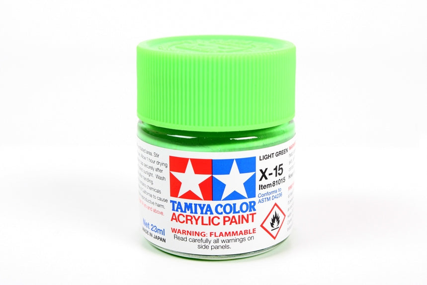 Tamiya Color Acrylic Paint Mini X-15 Light Green