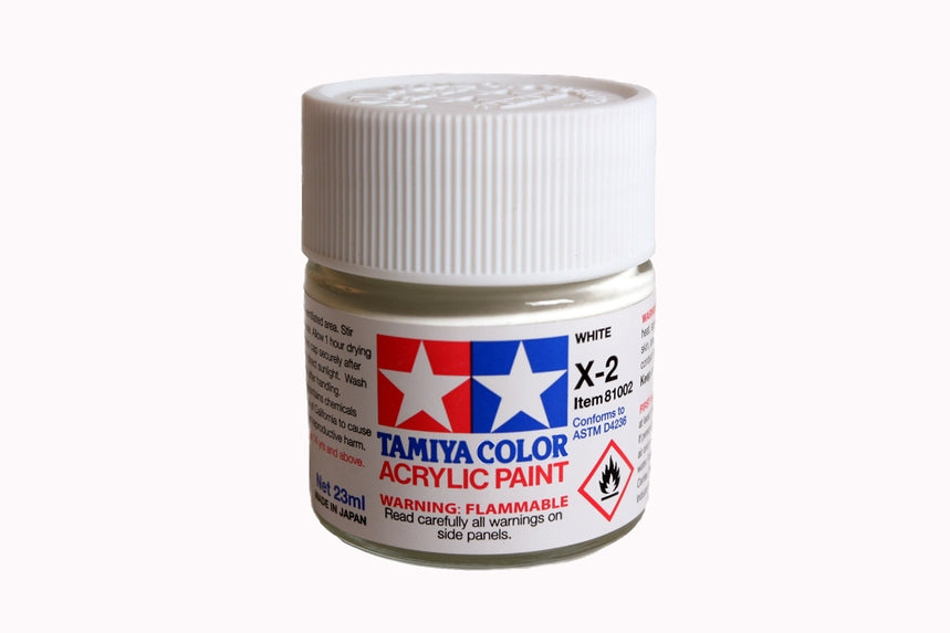 Tamiya Color Acrylic Paint Mini X-2 White