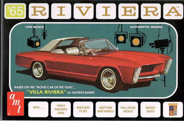 1/25  1:25 1965 Buick Riviera (George Barris) Model Kit (1121)
