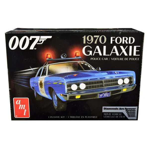 AMT 1172M/12 1/25 1970 Ford Galaxie Police Car James Bond (AMT1172M)