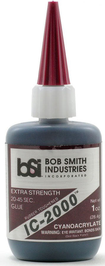 BSI118 IC-2000™ Black Rubber-Toughened Extra-Strength Glue - 28ml  (1 oz)