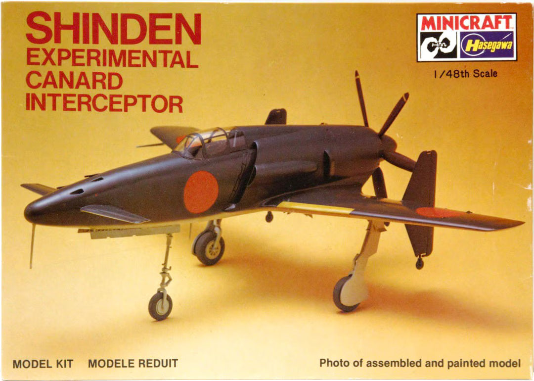 1/48  Shinden Experimental Canard Interceptor Minicraft Hasegawa  1189