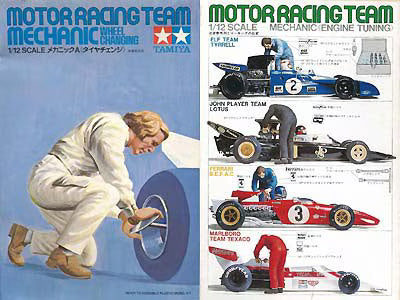 1/12 Motor Racing Team Mechanic (wheel changing) (12502)