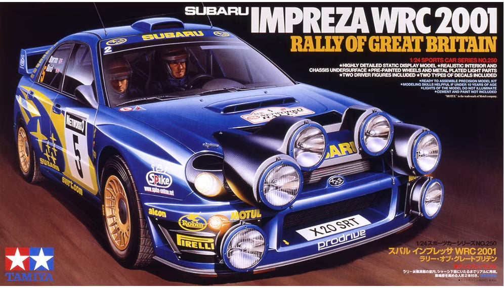 Subaru Impreza WRC 2001 Rally Of Great Britain 1/24 Sports Car Series No.240