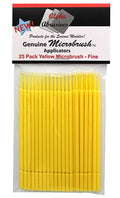 Alpha Abrasives 1301 - Fine Applicator Brush - Microbrush(R) - Yellow pkg(25)