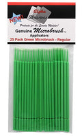 Alpha Abrasives 1302 - Regular Applicator Brush - Microbrush(R) - Green pkg(25)
