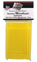 Alpha Abrasives 1351  Microbrushes Fine Yellow 100 PCS