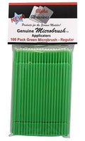 Alpha Abrasives 1352 Microbrushes Regular Green 100 PCS