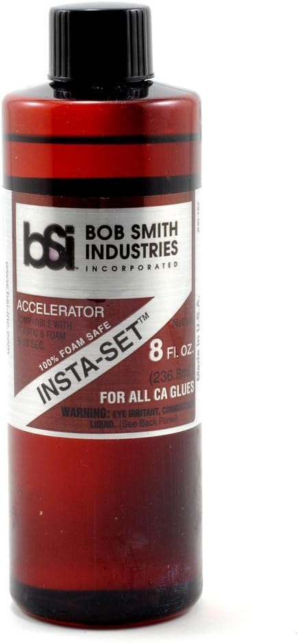 Bob Smith Industries Insta-Set Refill Accelerator for CA Cyanoacrylate Glue 8 oz  BSI-152