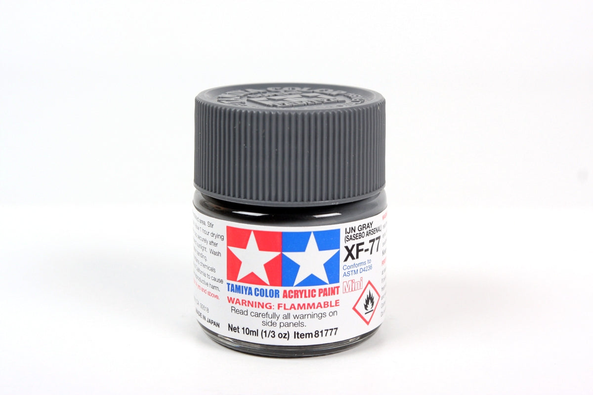 Tamiya Color Acrylic Paint Mini XF-77 IJN Gray (Sasebo Arsenal)