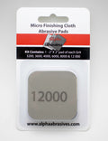 Micro Finishing Cloth Abrasive Pads 2 inches by 2 inches Assorted Alpha ALB 2000