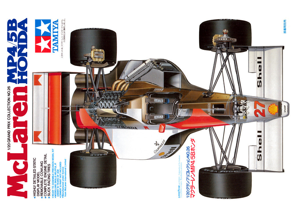 Tamiya  1:20 1990 McLaren MP4/5B Honda  #20026