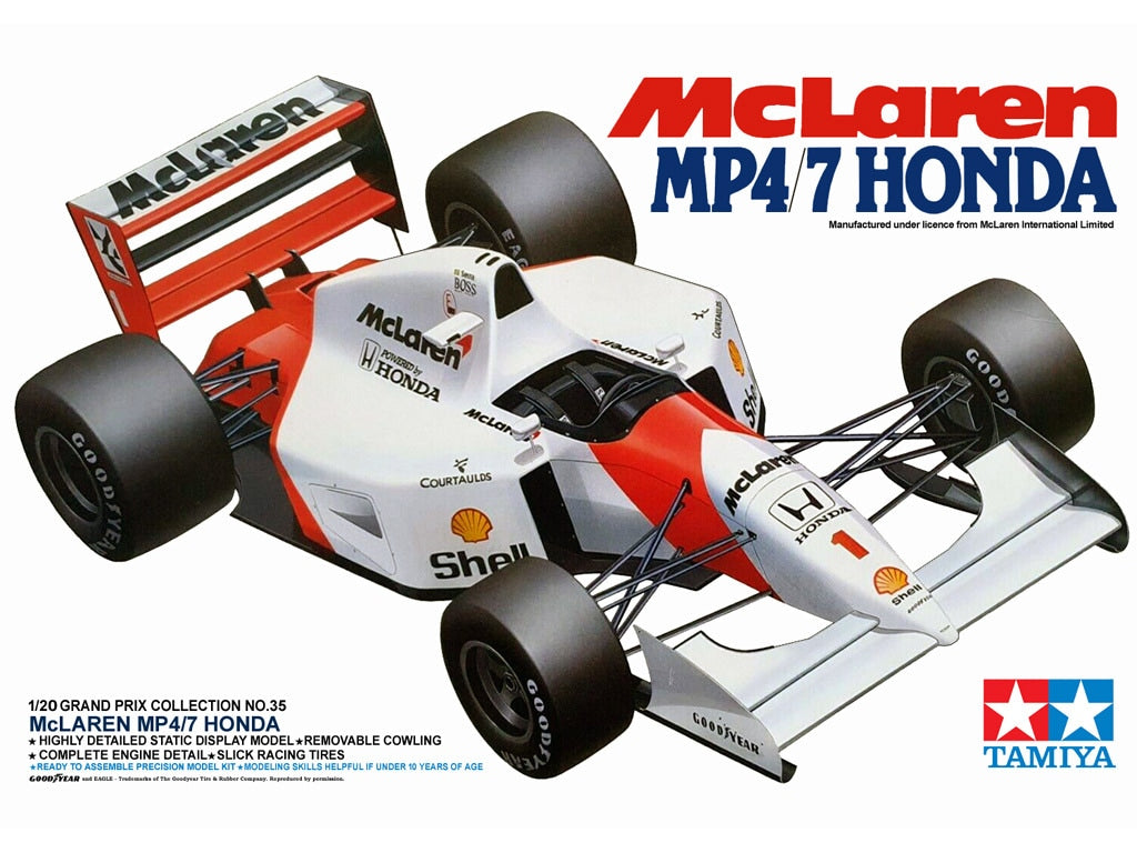 Tamiya 1:20  1992 McLaren MP4/7 Honda  #20035
