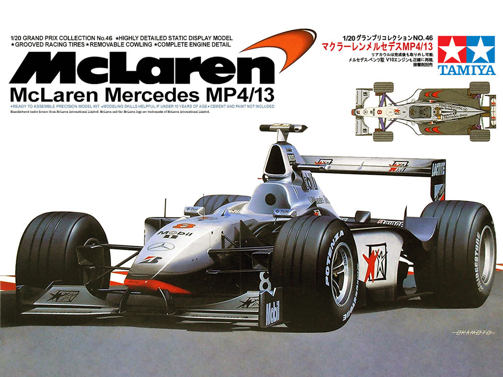 Tamiya 1:20  McLaren Mercedes MP4/13  # 20046