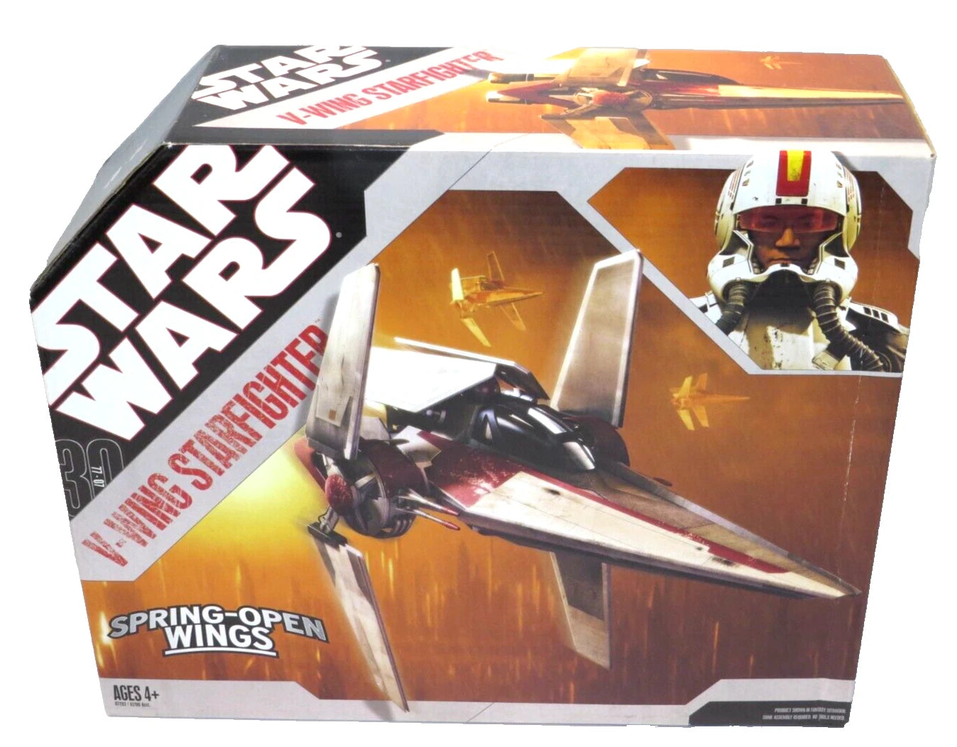 STAR WARS V-WING STARFIGHTER WITH SPRING-OPEN WINGS SEALED - 30TH ANNIVERSARY  (20730)