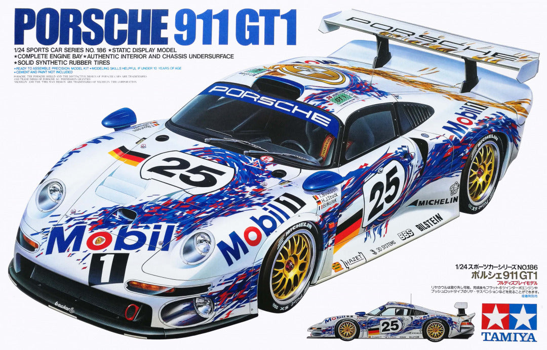 Tamiya 1/24  Porsche 911 GT1 - 24186