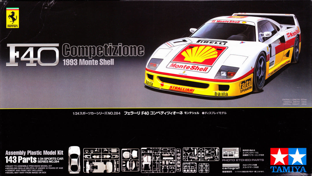 1/24 Ferrari F40 Competizione Monte Shell (24284)