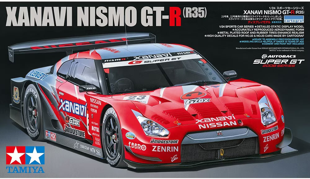 1/24 Xanavi Nismo Gt-R (R35) (24308)