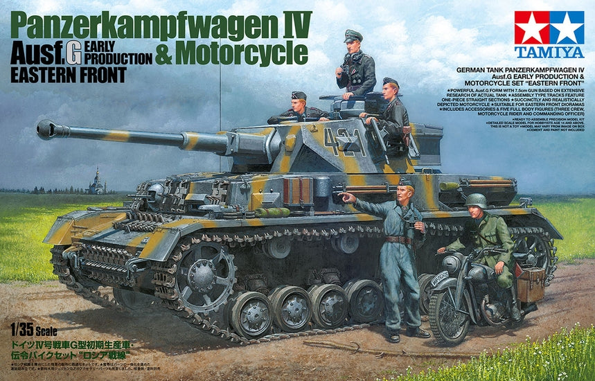 Item# 25209 German Panzer Iv Ausf.G Early Motorcycle Set Eastern Front