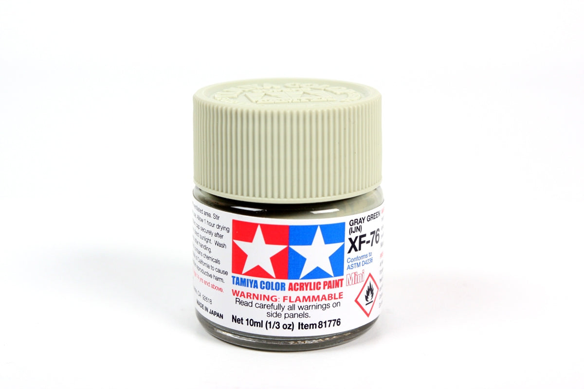 Tamiya Color Acrylic Paint Mini XF-76 Gray Green (IJN)