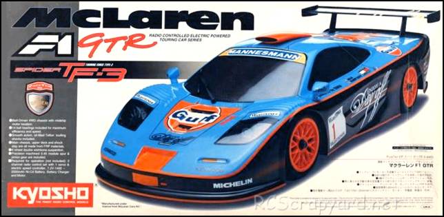 Kyosho McLaren F1 GTR - PureTen EP Spider TF-3 - 30701