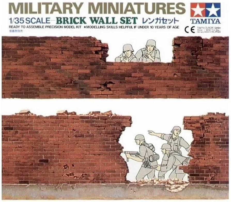 1/35 Brick Wall Set Kit ( 35028 )
