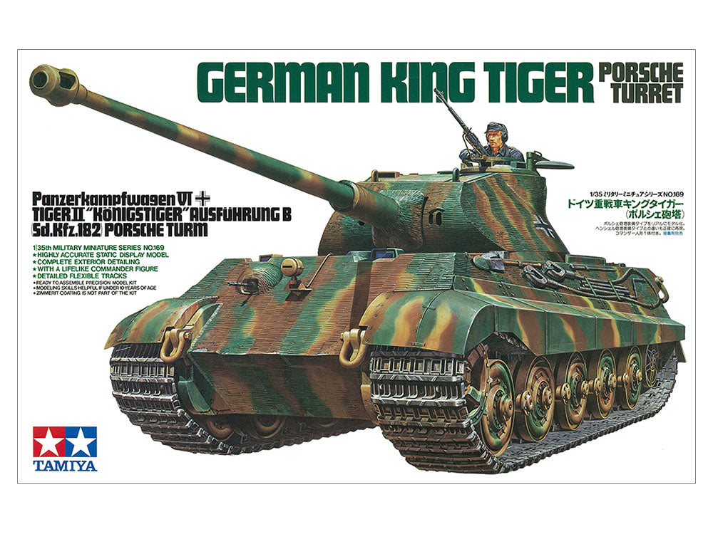 German King Tiger "Porsche Turret" 1/35 Military Miniatures Series No.169