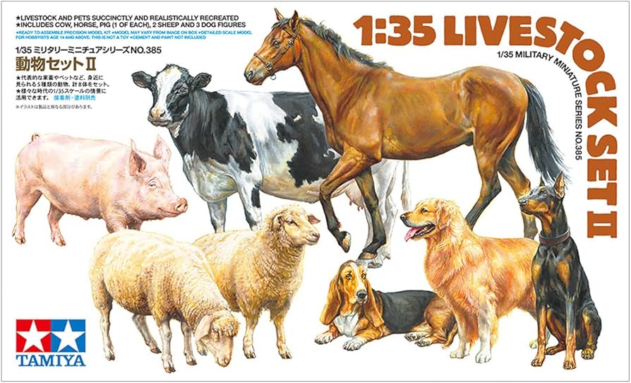 1:35 Diorama Set Pets Set 2 (35385)