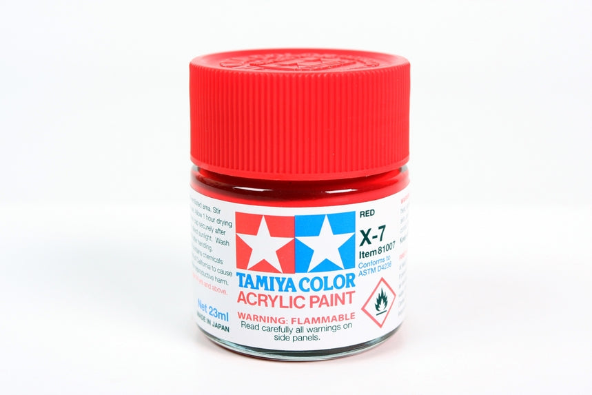 Tamiya Color Acrylic Paint Mini X-7 Red