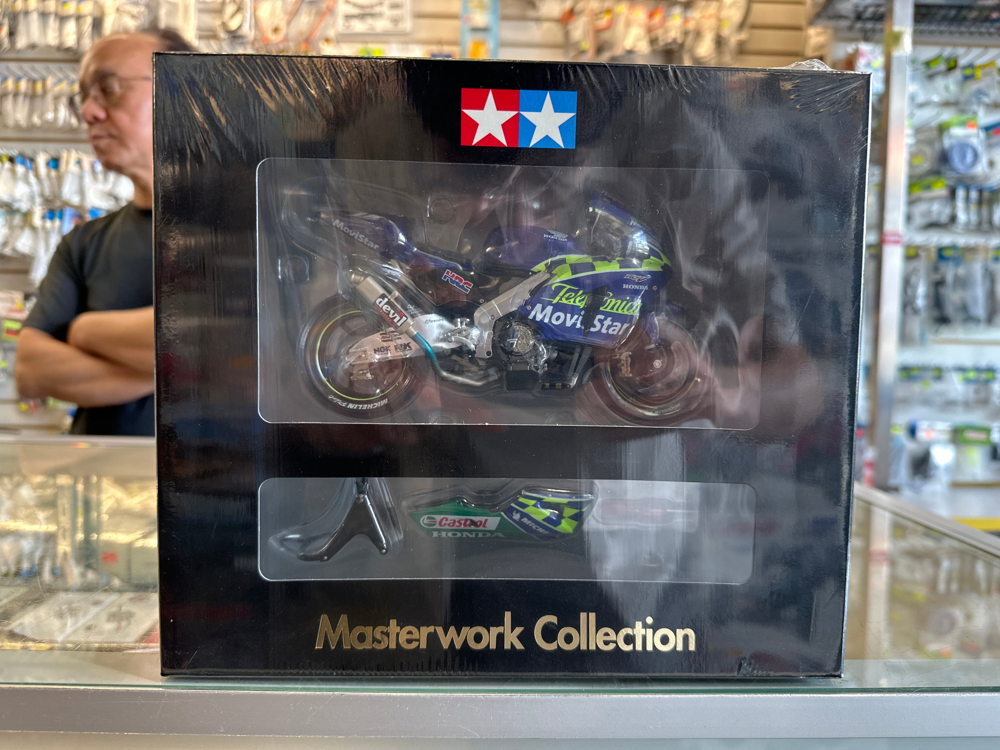 Telefonica Movistar Honda RC211V ‘03 Masterwork Collection Finished Model