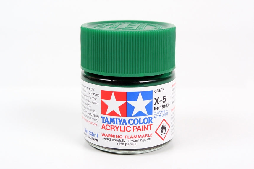 Tamiya Color Acrylic Paint Mini X-5 Green