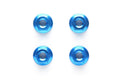 Item# 42143 Rc 4Mm Alum Serrated Wheel Nut 4Pcs Blue